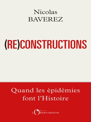 cover image of Reconstructions